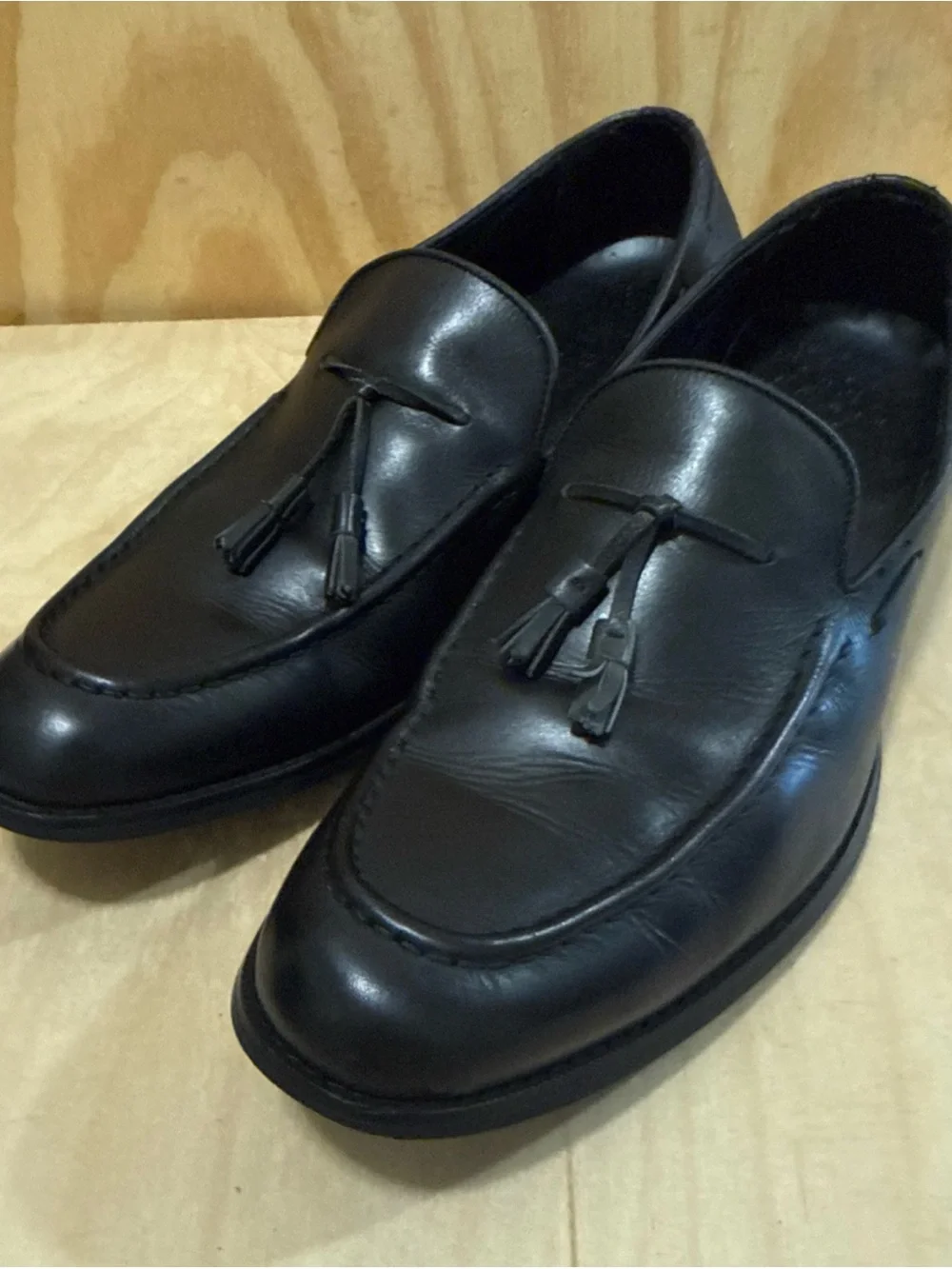 Gucci X Good Year Leather Tassel Loafers 11 1/2 (EU 45 )